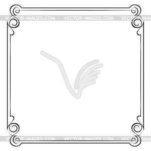 Vintage frame - vector image