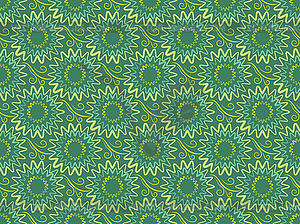 Seamless green vertical floral background in retro - vector EPS clipart