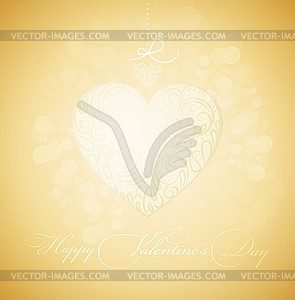 Valentine`s Card - vector clipart