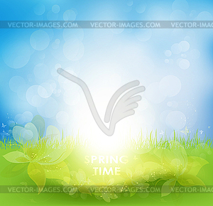 Spring Background - vector clip art