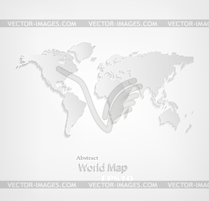 World Map - vector clipart