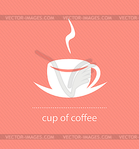 Cup of coffee - vector EPS clipart