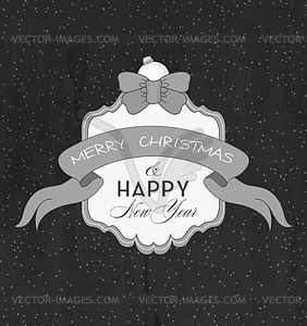 Holiday Christmas And New Year Background - vector clip art