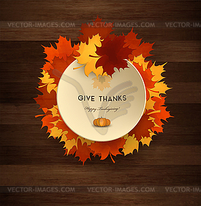 Happy Thanksgiving - vector image