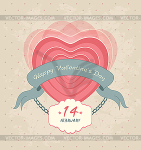 Valentine`s Background - vector clipart