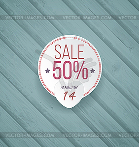 Wooden Background - vector clipart