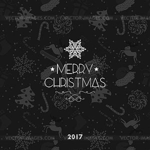 Christmas Seamless Pattern - vector clipart