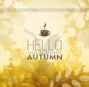 Autumn Fall Background - vector clipart