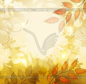 Autumn Fall Background - vector image