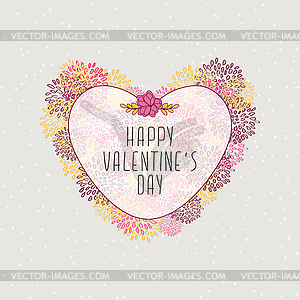 Valentine`s Card - vector clipart / vector image