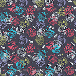 Abstract Floral Pattern - vector clipart