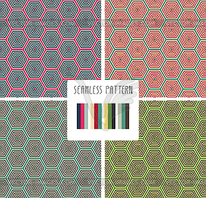 Fashion Print Geometric Poligonal Pattern - vector image