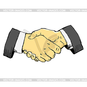 Handshake - vector clipart