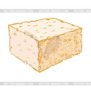 Bath sponge - vector clip art