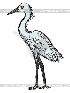 Heron - vector clipart