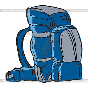 Backpack - vector image