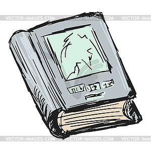 Old book - vector clipart