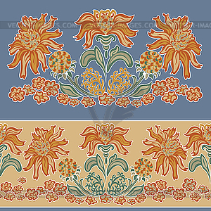 Design floral motifs - vector image