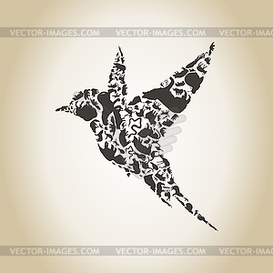 Bird an animal - vector clip art