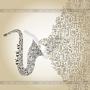 Saxophone - vector image