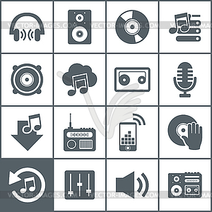 Musical icon - vector clipart