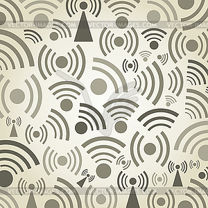 Signal background - vector clipart