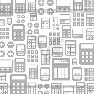 Calculator background - vector image