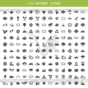 Nature an icon - vector clipart