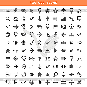 Web an icon - stock vector clipart