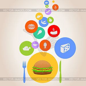 Food - vector EPS clipart