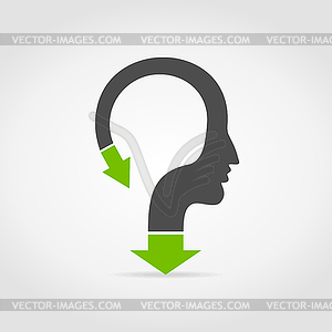 Arrow head - vector image