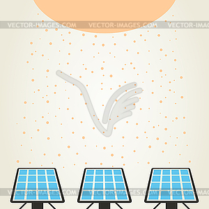 Solar energy - vector clip art