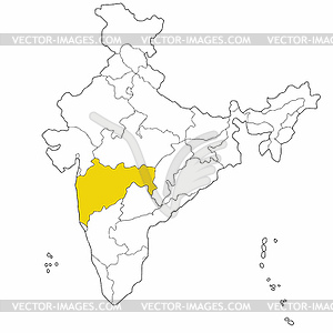 Maharashtra - vector image