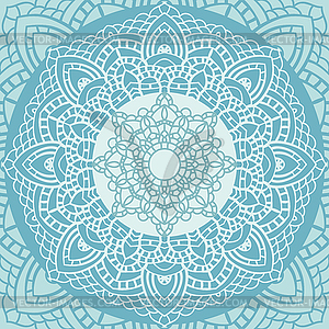 Indian lace ornament - vector image