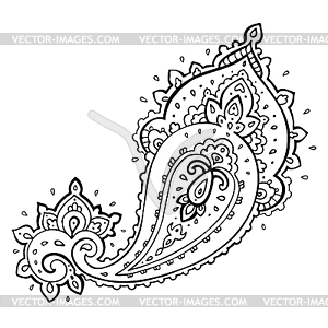 Paisley. Ethnic ornament - stock vector clipart