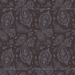 Seamless Paisley background - royalty-free vector image