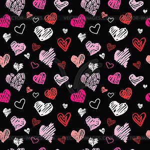 Heart pattern - vector clip art