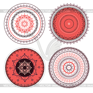 Mandala set - vector clip art