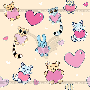 Lovely background - vector clip art