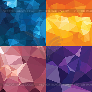 Polygonal background - vector clipart