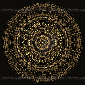 Mandala. Indian decorative pattern - vector clip art