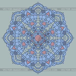 Mandala. Indian decorative pattern - vector clipart