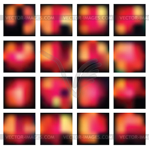 Abstract blurred (blur) backgrounds - vector clipart