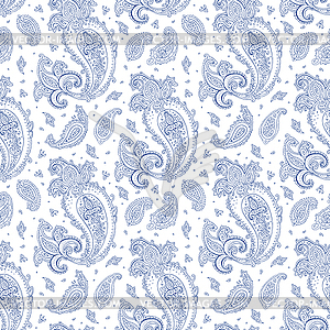 Seamless Paisley background - vector clipart