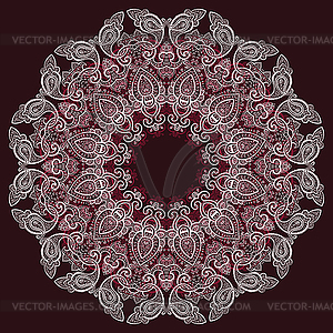 Lace background. Mandala - vector clipart