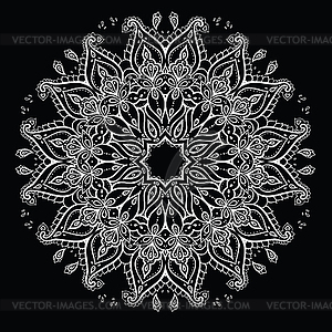 Mandala. Indian decorative pattern - vector image