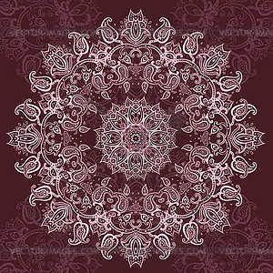 Pink Mandala - vector clipart