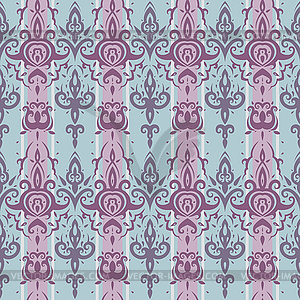 Seamless wallpaper pattern - vector clipart