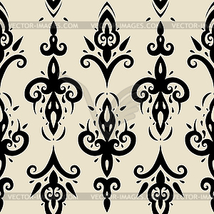 Seamless wallpaper pattern - vector clipart