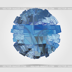 3D concept  - vector clipart